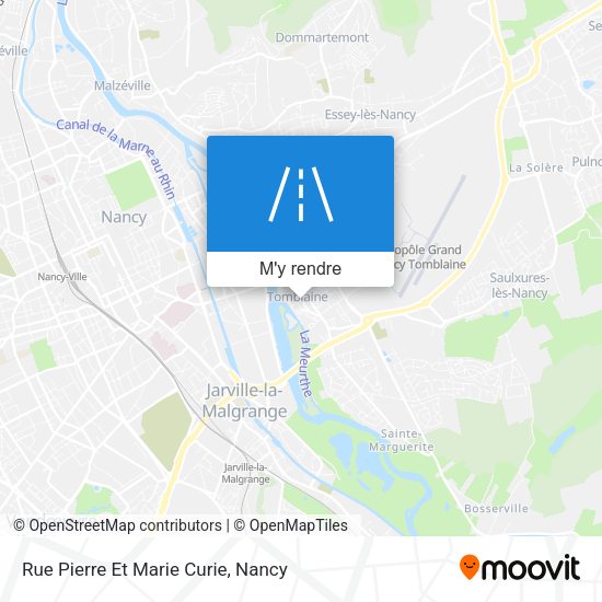 Rue Pierre Et Marie Curie plan