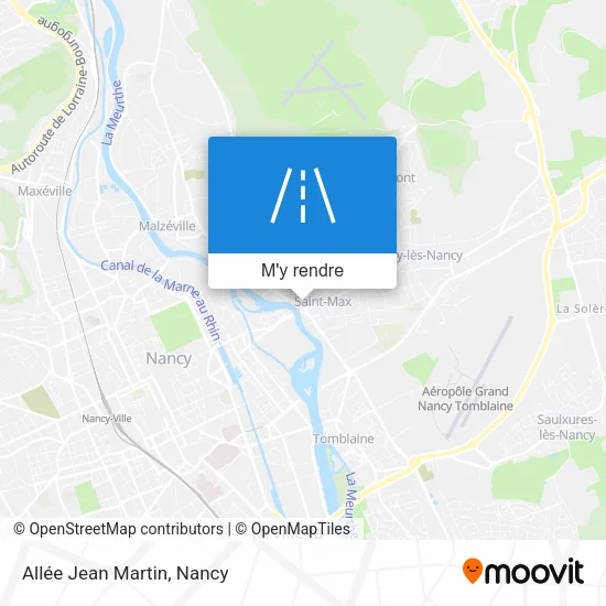 Allée Jean Martin plan