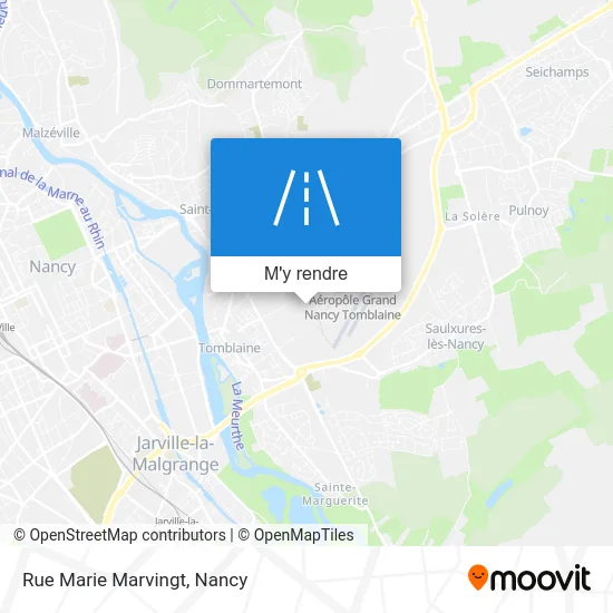 Rue Marie Marvingt plan