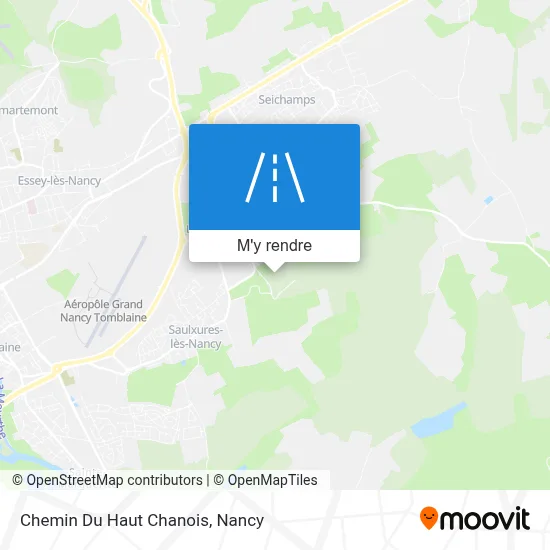 Chemin Du Haut Chanois plan