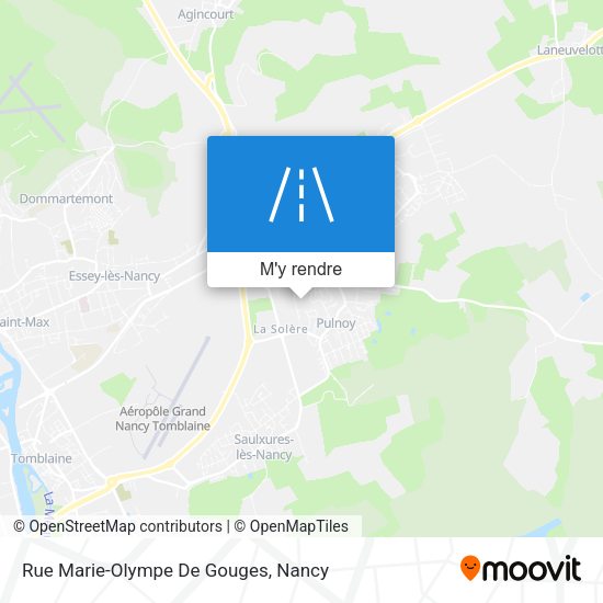 Rue Marie-Olympe De Gouges plan