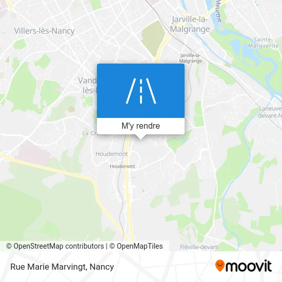 Rue Marie Marvingt plan