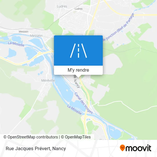 Rue Jacques Prévert plan