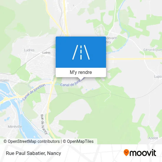 Rue Paul Sabatier plan