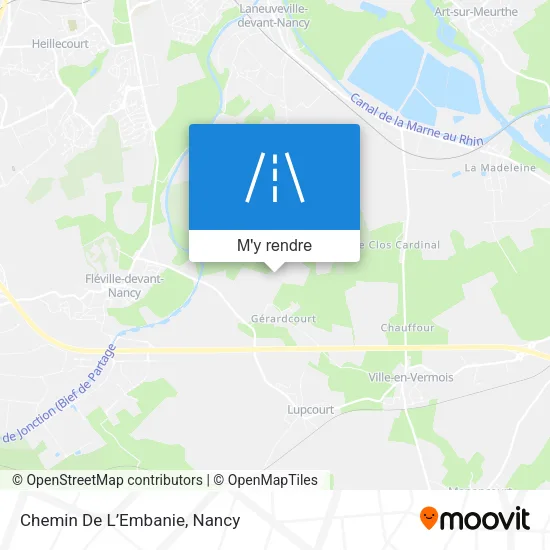 Chemin De L’Embanie plan