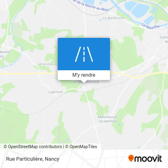 Rue Particulière plan