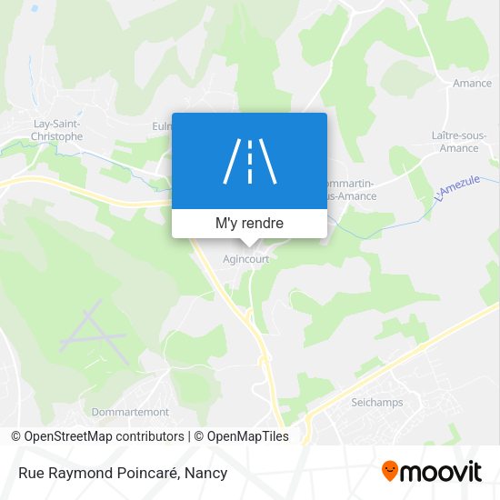 Rue Raymond Poincaré plan