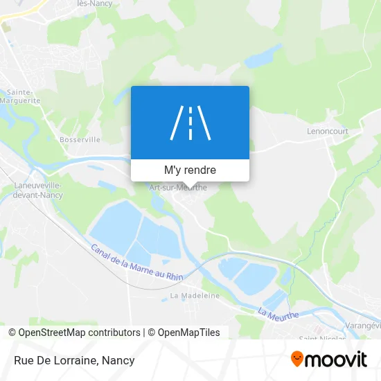 Rue De Lorraine plan