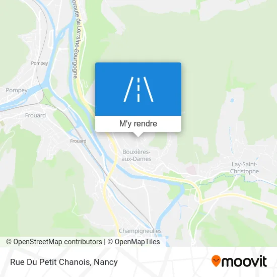 Rue Du Petit Chanois plan