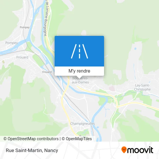 Rue Saint-Martin plan