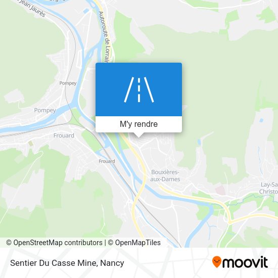 Sentier Du Casse Mine plan