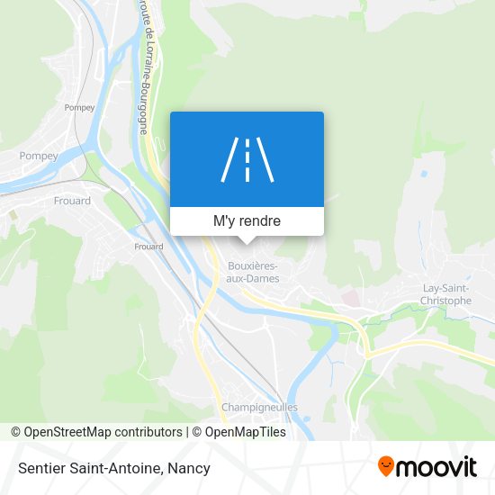 Sentier Saint-Antoine plan