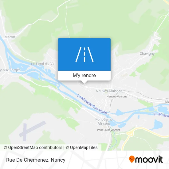 Rue De Chemenez plan