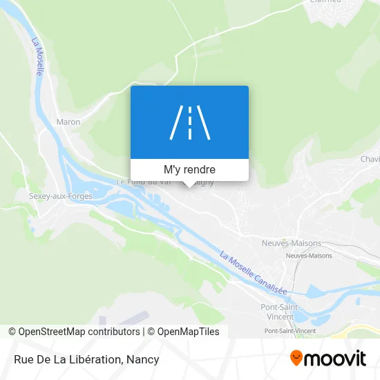 Rue De La Libération plan