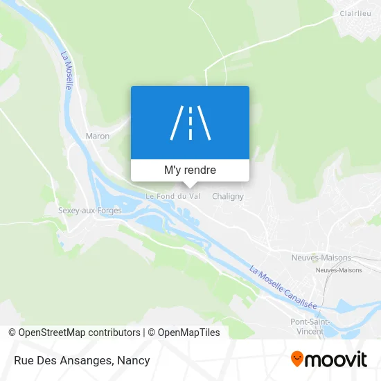 Rue Des Ansanges plan