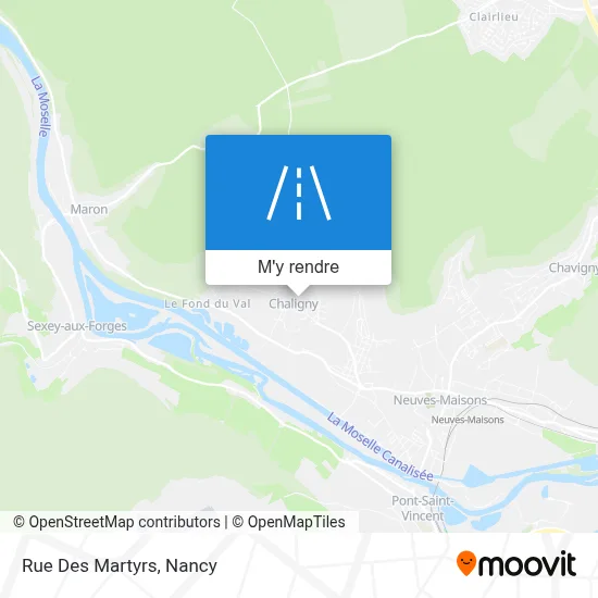 Rue Des Martyrs plan