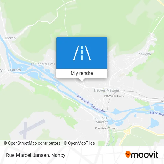 Rue Marcel Jansen plan