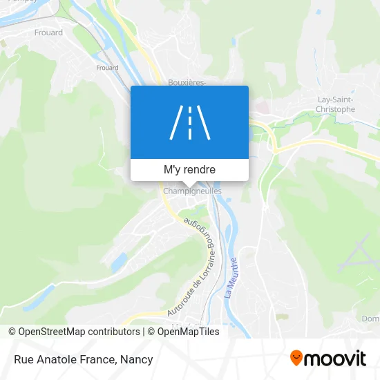 Rue Anatole France plan