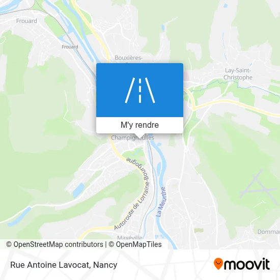 Rue Antoine Lavocat plan