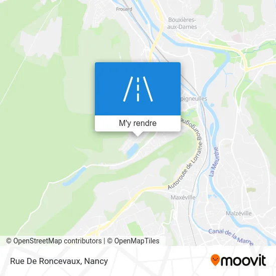 Rue De Roncevaux plan