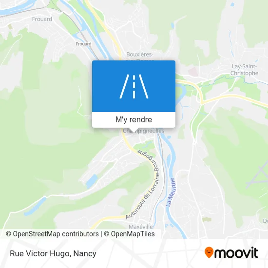 Rue Victor Hugo plan