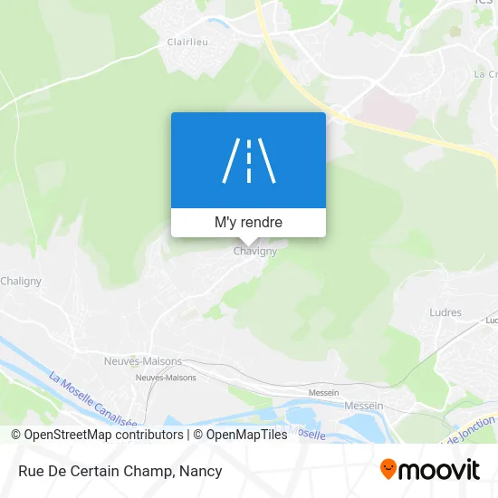 Rue De Certain Champ plan