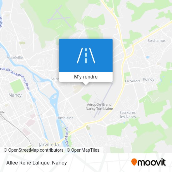 Allée René Lalique plan