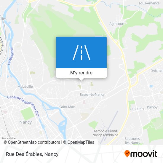 Rue Des Érables plan