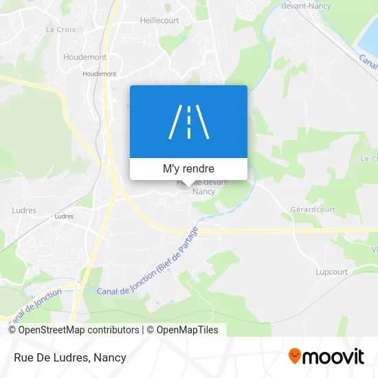 Rue De Ludres plan