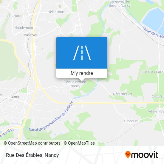 Rue Des Érables plan