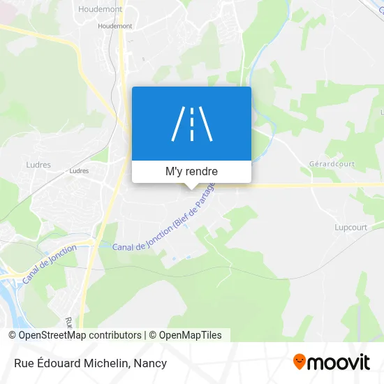 Rue Édouard Michelin plan