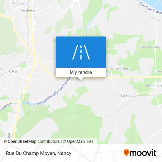 Rue Du Champ Moyen plan