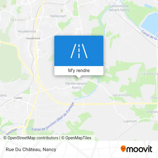 Rue Du Château plan