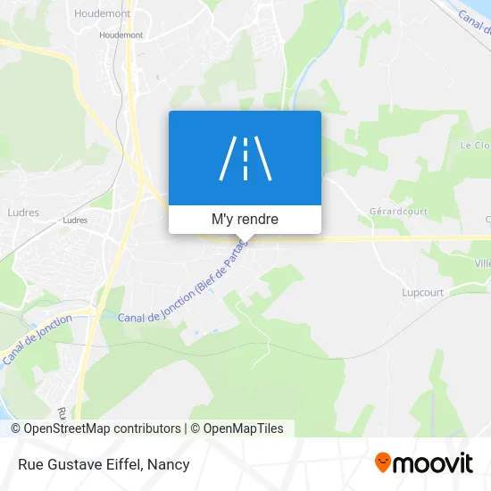 Rue Gustave Eiffel plan