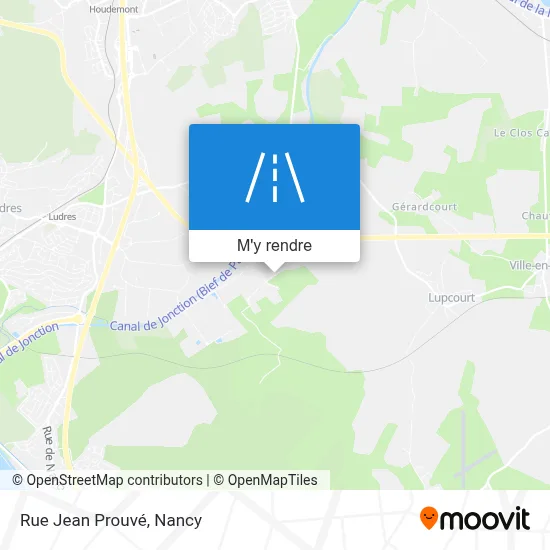 Rue Jean Prouvé plan