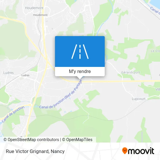 Rue Victor Grignard plan