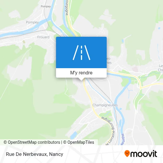 Rue De Nerbevaux plan