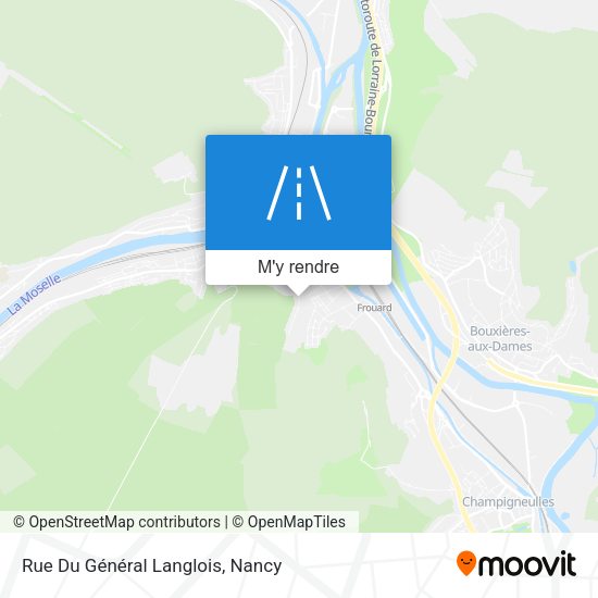 Rue Du Général Langlois plan