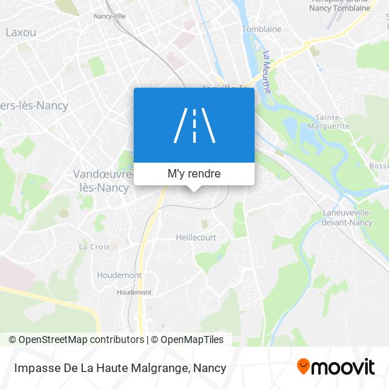 Impasse De La Haute Malgrange plan