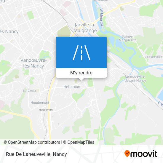 Rue De Laneuveville plan