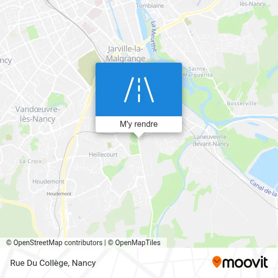 Rue Du Collège plan