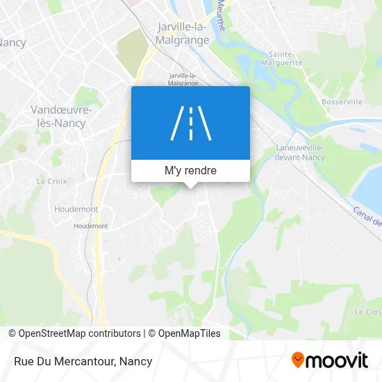 Rue Du Mercantour plan