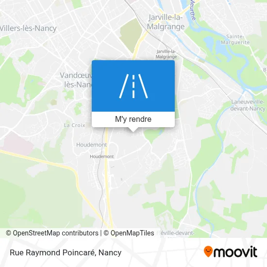 Rue Raymond Poincaré plan