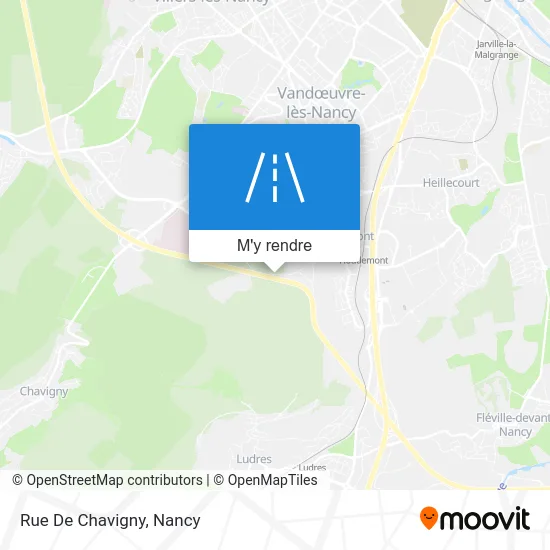 Rue De Chavigny plan