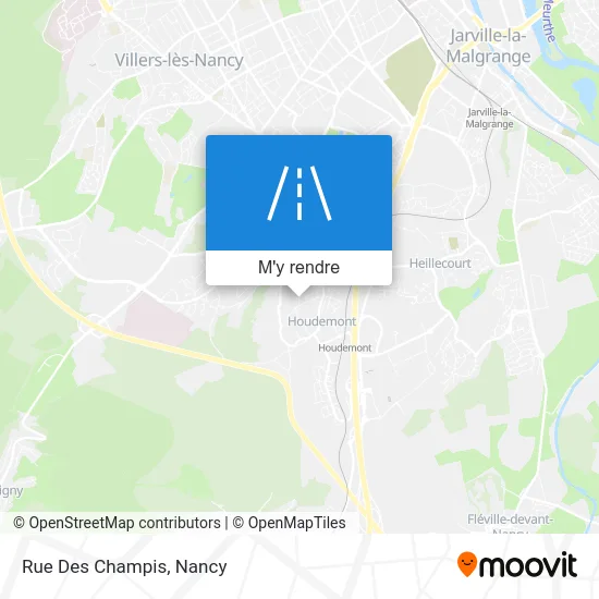 Rue Des Champis plan