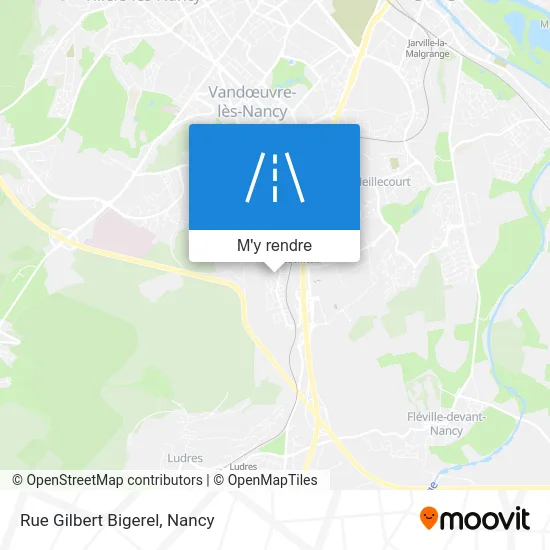 Rue Gilbert Bigerel plan