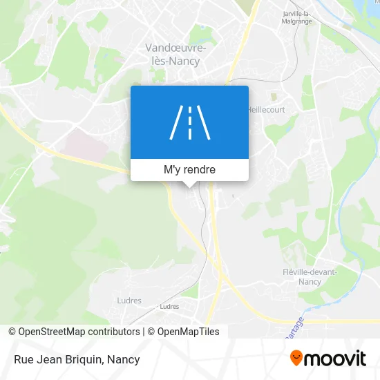 Rue Jean Briquin plan