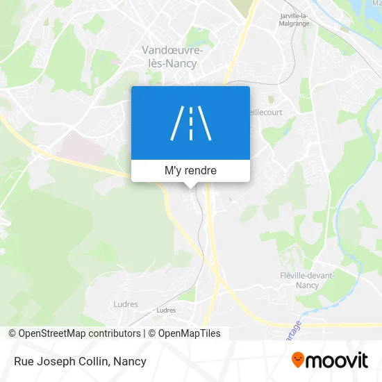 Rue Joseph Collin plan