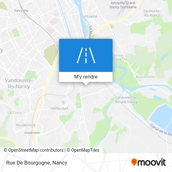 Rue De Bourgogne plan