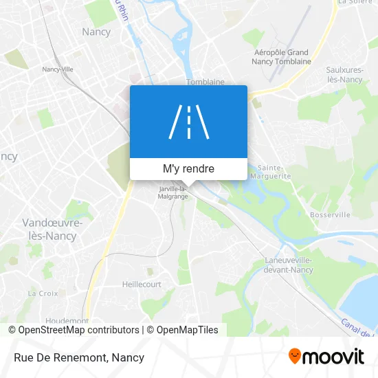 Rue De Renemont plan